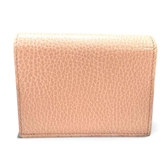 Gucci GG Marmont Wallet Gucci Pink Leather Card Case Wallet COA - Picture 2 of 15